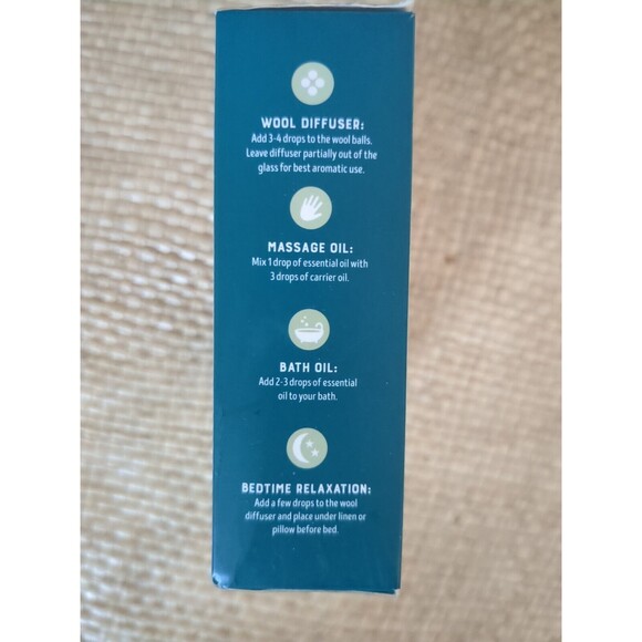 Trader Joe's Essential Oil Collection 3 Bottles 0.33oz Each With Wool Diffuser - Picture 3 of 5
